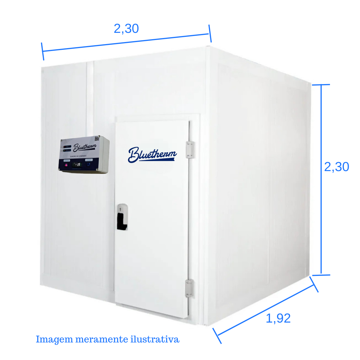 Miniatura do produto Câmara Fria 2 x 1.5 Painel